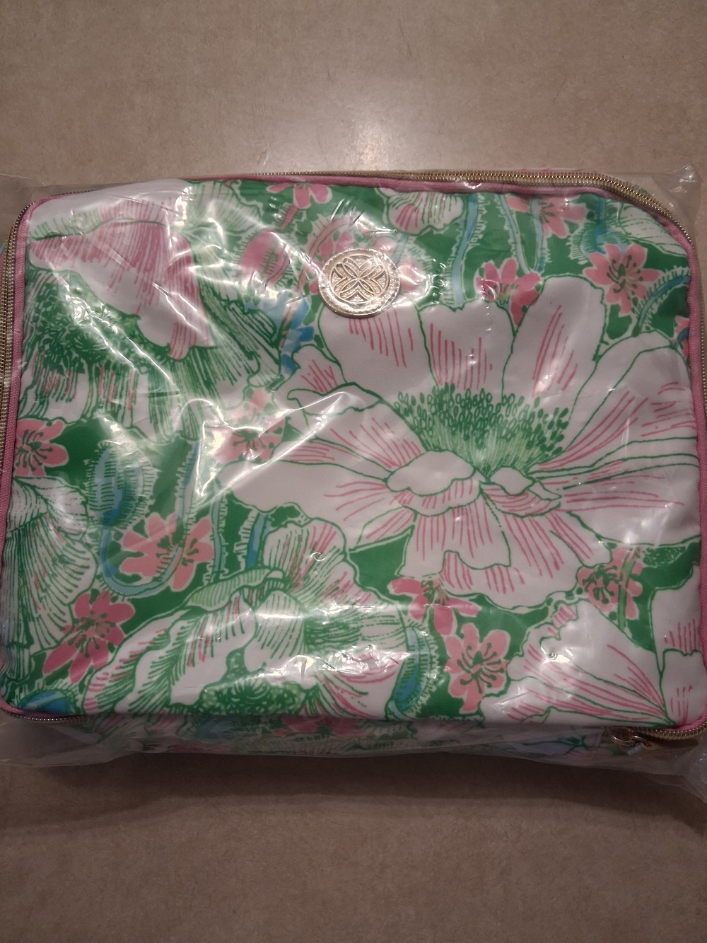 Floral Packing Cube Set - Pink & Green